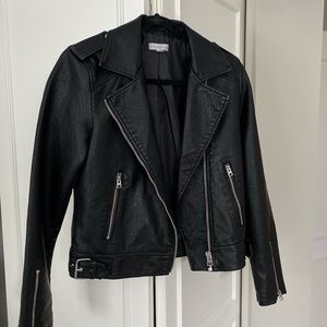 Brand New Topshop Leather Jacket